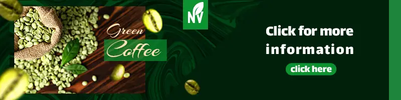 Banner promoting bulk green coffee orders at Naturevalleyuae