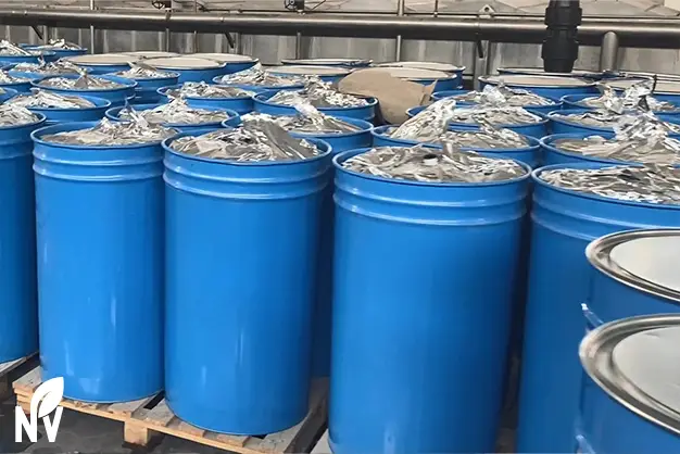 Eco-friendly aseptic packaging for tomato paste